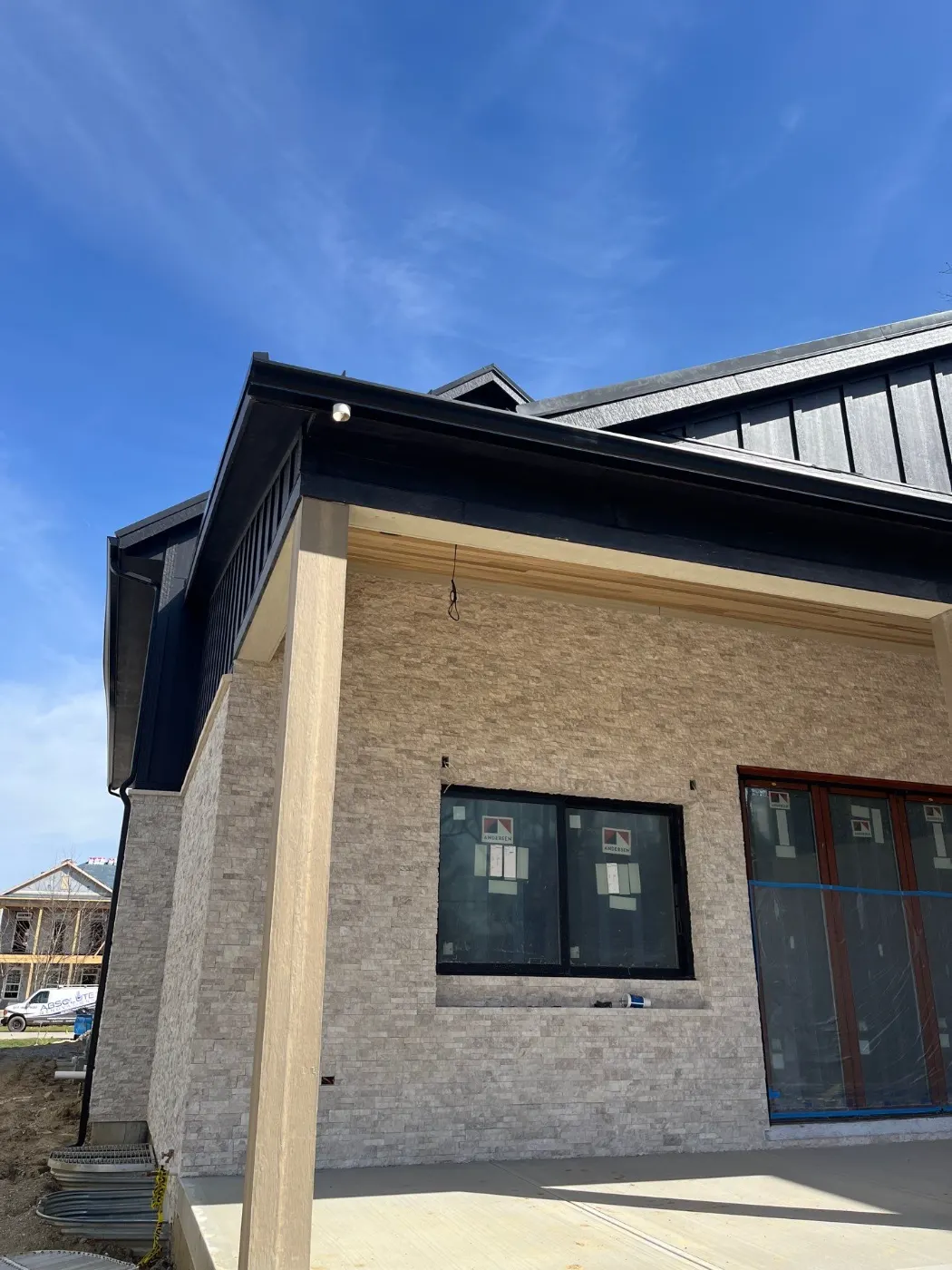 Siding installation documented in New Whiteland